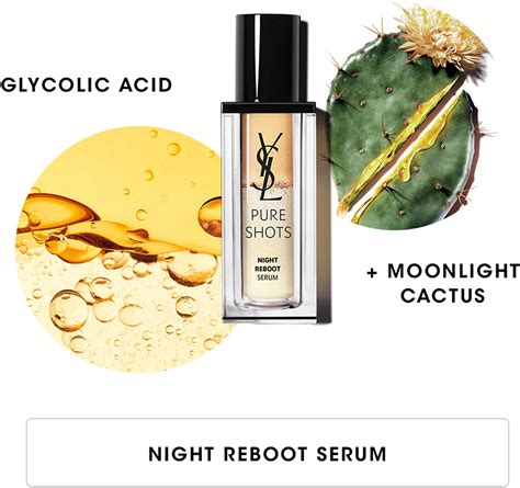 ysl night reboot serum review|pure shots lines away serum.